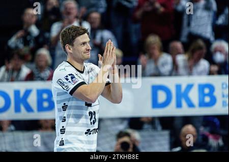 Kiel, Deutschland. Dezember 2023. Rune Dahmke (THW Kiel, #23) GER, THW Kiel vs. TSV Hannover-Burgdorf, Handball, Bundesliga, Spieltag 18, Saison 2023/2024, 20.12.2023 Foto: Eibner-Pressefoto/Marcel von Fehrn Credit: dpa/Alamy Live News Stockfoto