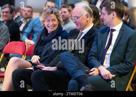 Paris, Frankreich. Dezember 2023. Conférence de presse bilan économique et environnemental, Trajectoire 2023 à Paris, le 13 décembre - Foto: André Ferreira/DPPI Credit: DPPI Media/Alamy Live News Stockfoto