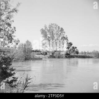 In der Gegend von Jericho. Am Jordan an der Stelle der Taufstelle von Jesus Christus Ca. 1950-1955 Stockfoto