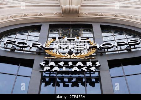 Allgemeine Ansicht der Forum Shops im Caesars Palace in Las Vegas, Nevada, USA. Bild aufgenommen am 11. Dezember 2023. © Belinda Jiao jiao.bilin@gmai Stockfoto