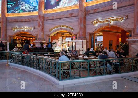 Allgemeine Ansicht der Cheesecake Factory in Las Vegas, Nevada, USA. Bild aufgenommen am 11. Dezember 2023. © Belinda Jiao jiao.bilin@gmail.com 075989312 Stockfoto