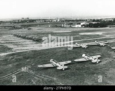 Madrids Flughafen Cuatro Vientos im Jahr 1968. Quelle: Album / Archivo ABC / Teodoro Naranjo Domínguez Stockfoto