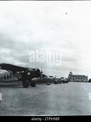 12/31/1949. Madrids Flughafen Cuatro Vientos in einem undatierten Bild. Quelle: Album/Archivo ABC Stockfoto