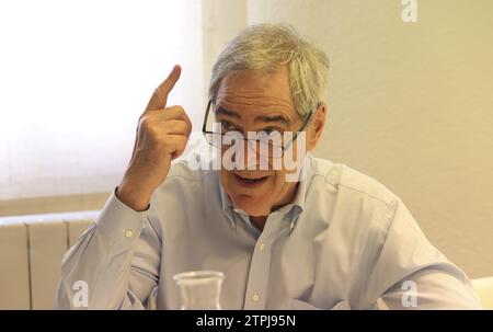 Madrid, 05.11.2023. Interview mit Michael Ignatieff. Foto: Ernesto Agudo. Archdc. Quelle: Album/Archivo ABC/Ernesto Agudo Stockfoto