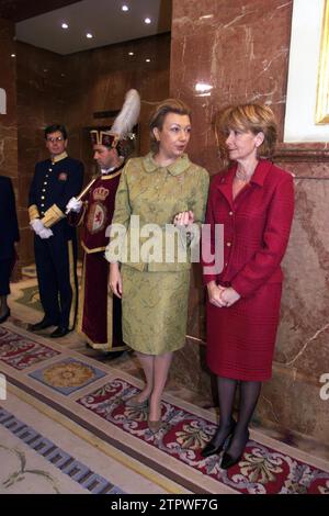 12/05/2000. 06-12-00-Madrid. Abgeordnetenkongress. Empfang Am Tag Der Verfassung. Foto. Chema Barroso. Quelle: Album / Archivo ABC / José María Barroso Stockfoto