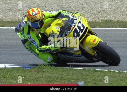 05/03/2001. Sherry. 04-05-01. Paco Martin. Rossi Training auf dem Jerez Circuit. Archjer. Quelle: Album / Archivo ABC / Paco Martín Stockfoto