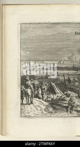 Belagerung von Ostende, 1604, 1662 bis 1664 Belagerung von Ostende, 1601 bis 1604, während der Herrschaft von Maurits. Nordholländische Papierätzung Oostende Belagerung von Ostende, 1601 bis 1604, während der Herrschaft von Maurits. Nordholländische Papierätzung Oostende Stockfoto