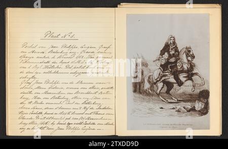 Fotoproduktion eines signierten Reiterporträts von Jan Philip Eugeen van Merode als Feldmarschall, von Jacob van Schuppen, Benjamin Charlé (möglich), nach Jacob van Schuppen, um 1903 - in oder vor 1908 Batenburg baryta Papier Batenburg baryta Stockfoto