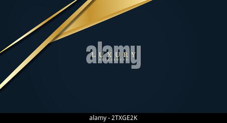 Luxus Gold Hintergrund Vektor Illustration Stock Vektor