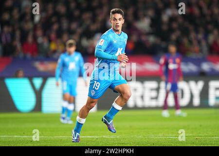 Barcelona, Spanien. Dezember 2023. Während des Spiels La Liga EA Sports zwischen dem FC Barcelona und UD spielte Almeria am 20. Dezember 2023 im Lluis Companys Stadion in Barcelona. (Foto: Bagu Blanco/PRESSINPHOTO) Credit: PRESSINPHOTO SPORTS AGENCY/Alamy Live News Stockfoto