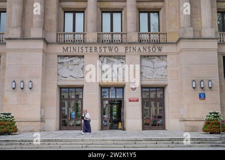 Finanzministerium – Ministerin Für Finansow, Swietokrzyska, Warschau, Woiwodschaft Masowien, Polen Stockfoto