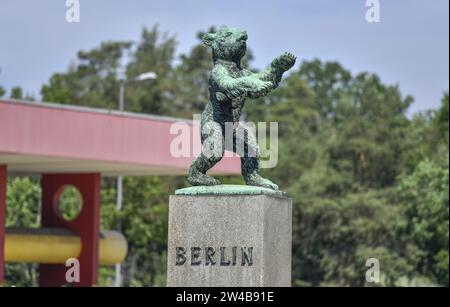 Berliner Bär, AVUS, Dreilinden, Zehlendorf, Berlin, Deutschland Stockfoto