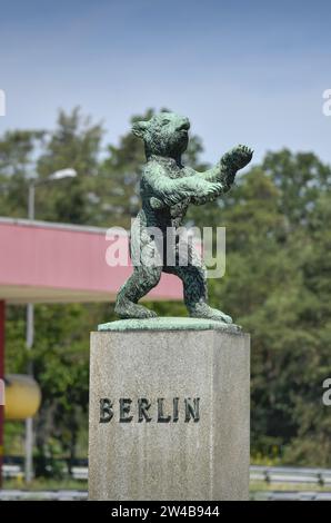 Berliner Bär, AVUS, Dreilinden, Zehlendorf, Berlin, Deutschland Stockfoto