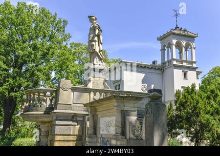 Borussia-Monument, Villa Wild, Am Sandwerder, Wannsee, Steglitz-Zehlendorf, Berlin, Deutschland Stockfoto