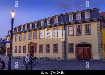 Wohnhaus Johann Wolfgang Goethe, Frauenplan, Weimar, Thüringen, Deutschland Stockfoto