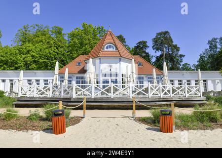 Seebad, Seestraße, Bad Saarow, Brandenburg, Deutschland Stockfoto