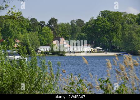 Seebad, Seestraße, Bad Saarow, Brandenburg, Deutschland Stockfoto