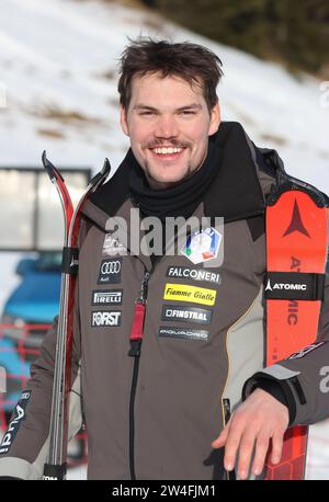 Madonna Di Campiglio, Italien. Dezember 2023. Madonna di Campiglio - Skilaufen, Madonna di Campiglio, Herren Slalom, Alex Vinatzer Italiens, 21. Dezember, 2023. Foto Felice Calabro' Editorial Usage Only Credit: Independent Photo Agency/Alamy Live News Stockfoto