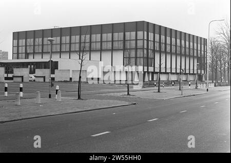 Jugendschach-Europameisterschaft (elfte Niemeyer-Schachturnier) in Groningen, Außenansicht Martinihal ca. Dezember 1972 Stockfoto