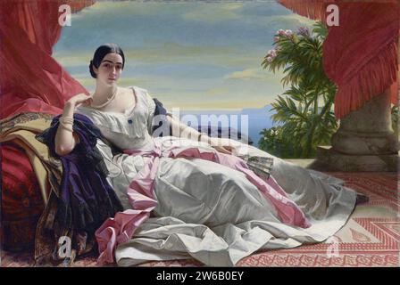 Franz Xaver Winterhalter Leonilla Prinzessin von Sayn Wittgenstein Sayn. Stockfoto