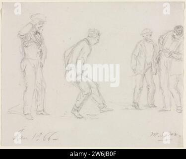 William Sidney Mount (Amerikanisch, 1807–1868) - The Jig Stockfoto