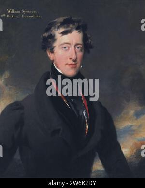 William Spencer Cavendish, 6. Duke of Devonshire, von Thomas Lawrence. Stockfoto