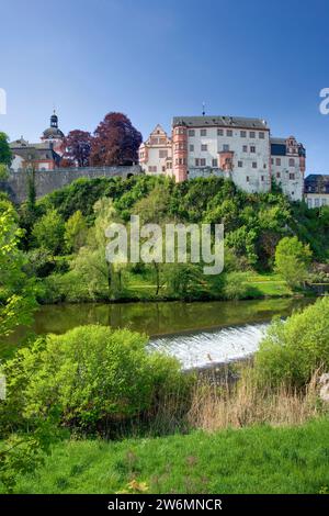 Schloss Weilburg, Weilburg an der Lahn, Hessen, Deutschland, Europa Stockfoto