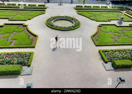 Untere Orangerie, Renaissanceschloss Weilburg, Weilburg an der Lahn, Hessen, Deutschland, Europa Stockfoto