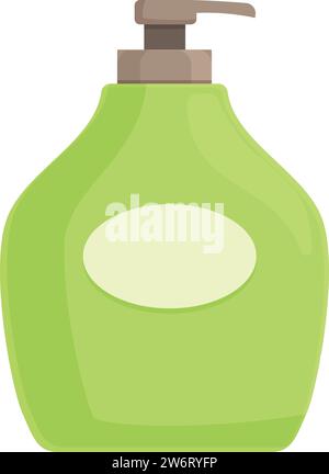 Grüner Seifenspender Icon Cartoon Vektor. Wasserbar. Flüssigkeit der Spa-Pumpe Stock Vektor