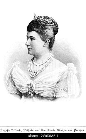 Auguste Viktoria, Kaiserin von Deutschland und Königin von Preußen, lebte 1858–1921 in Deutschland, Europa Stockfoto