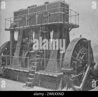 Williams' Triple Expansion Vertical Compound Generating Set (New Catechism of the Steam Engine, 1904). Stockfoto