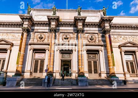 Eintritt zum Oldmaster Museum im Palast der Schönen Künste. Königliche Museen der Schönen Künste von Belgien. Brüssel, Brüssel-Hauptstadt, Belgien, Europa Stockfoto