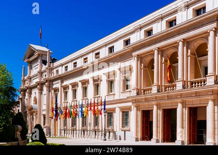 Palacio del Senado - Palast des Senats ist Sitz des spanischen Senats, Oberhaus der Cortes Generales, des nationalen parlaments von Spai Stockfoto