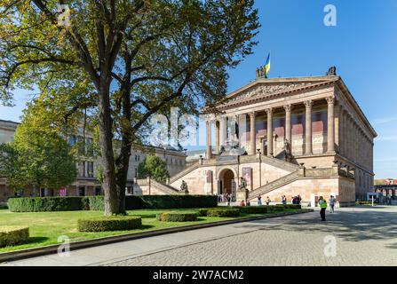 Ein Bild der Alten Nationalgalerie oder Alten Nationalgalerie. Stockfoto