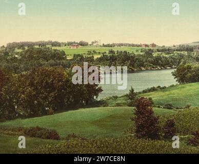 Mount Hermon School, Mount Hermon, Gill, Franklin County, Massachusetts 1901. Stockfoto