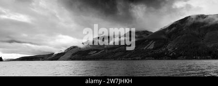 Herbstblick über Loch Lochy, Lochaber, Highlands von Schottland Stockfoto