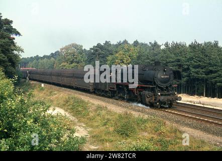 Eine Oktoberwoche 1970 in der Bundesrepublik Deutschland beim Fotografieren von Dampflokomotiven Stockfoto