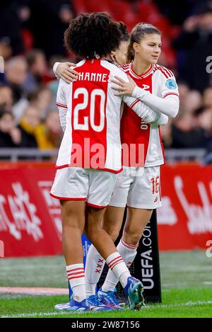 AMSTERDAM, NIEDERLANDE 20. DEZEMBER Danique Noordman (AJAX Amsterdam