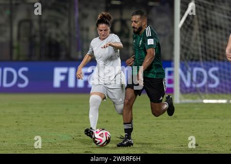 Dschidda, Saudi-Arabien. Dezember 2023. Al Ahli Sports Club JEDDAH, SAUDI-ARABIEN - 21. DEZEMBER: Action während des Saudi Legends and World Legends Matches im Al Ahli Sports Club am 21. Dezember 2023 in Dschidda, Saudi-Arabien. (Foto: Richard Callis//SPP) (Richard Callis/SPP) Credit: SPP Sport Press Photo. /Alamy Live News Stockfoto