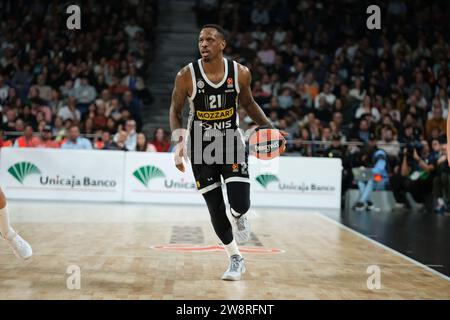 James William Nunnally von Partizan Mozzart betete Belgrad während der Turkish Airlines EuroLeague zwischen Real Madrid und Partizan Belgrad in Wizink Stockfoto