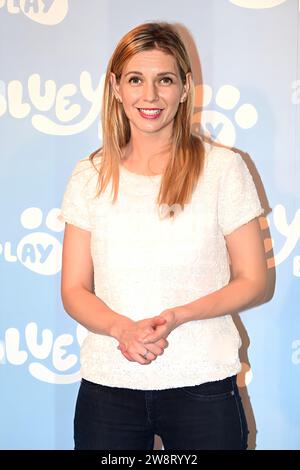 London, Großbritannien. Dezember 2023. Rachel Riley nimmt an der Gala Performance Bluey's Big Play in der Royal Festival Hall des Southbank Centre in London Teil. Stockfoto