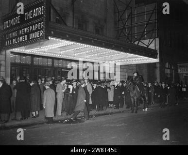 WPA Federal Theater Project in New York - lebende Zeitung - AAA ist unterpflügt Stockfoto