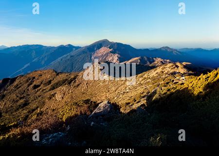 Trekking auf dem Jiaming Lake Trail, Taitung, Taiwan Stockfoto