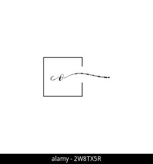 CO-siganture-Logo-Konzept in hochwertigem, professionellem Design, das auf allen Druckmedien gut gedruckt werden kann Stock Vektor