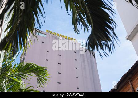 Da Nang, Vietnam - 4. Oktober 2023: Ocean Haven Hotel. Stockfoto