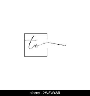 TW Sigma-Logo-Konzept in hochwertigem, professionellem Design, das auf allen Druckmedien gut gedruckt werden kann Stock Vektor