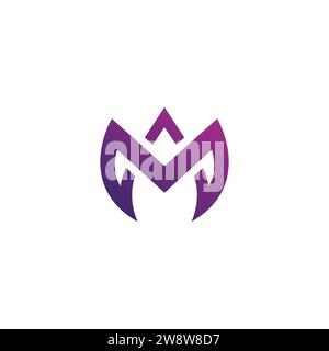 M-Logo-Vorlage. AM-Logo-Vektor Stock Vektor