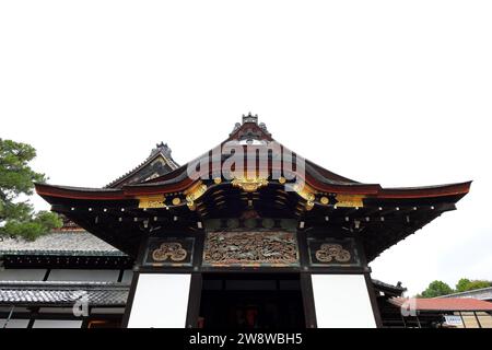 Nijo Castle mit Gärten, ein Zuhause für den Shogun Ieyasu in Nijojocho, Nakagyo Ward, Kyoto, Japan Stockfoto