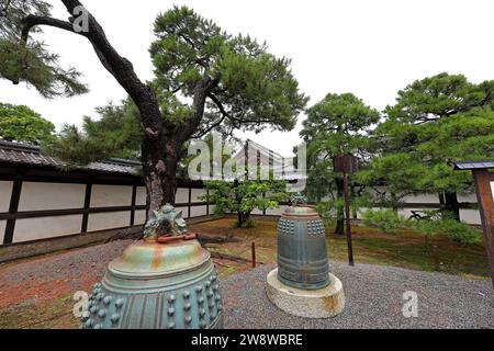 Nijo Castle mit Gärten, ein Zuhause für den Shogun Ieyasu in Nijojocho, Nakagyo Ward, Kyoto, Japan Stockfoto