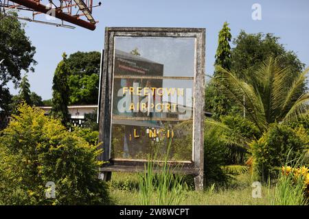 Allgemeine Ansichten des Strandlebens in Lungi-Town, Freetown, Sierra Leone, Afrika. Stockfoto